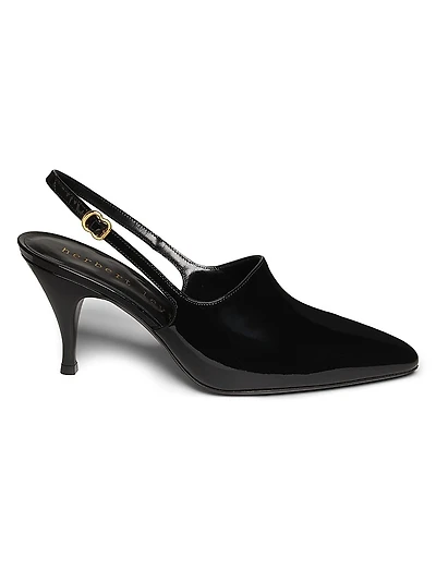Cover-Up Patent Leather 80MM Slingbacks