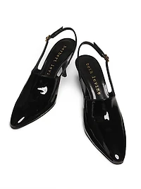 Cover-Up Patent Leather 80MM Slingbacks