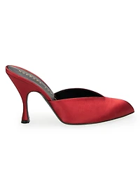 Sitting Pretty 70MM Satin Mules