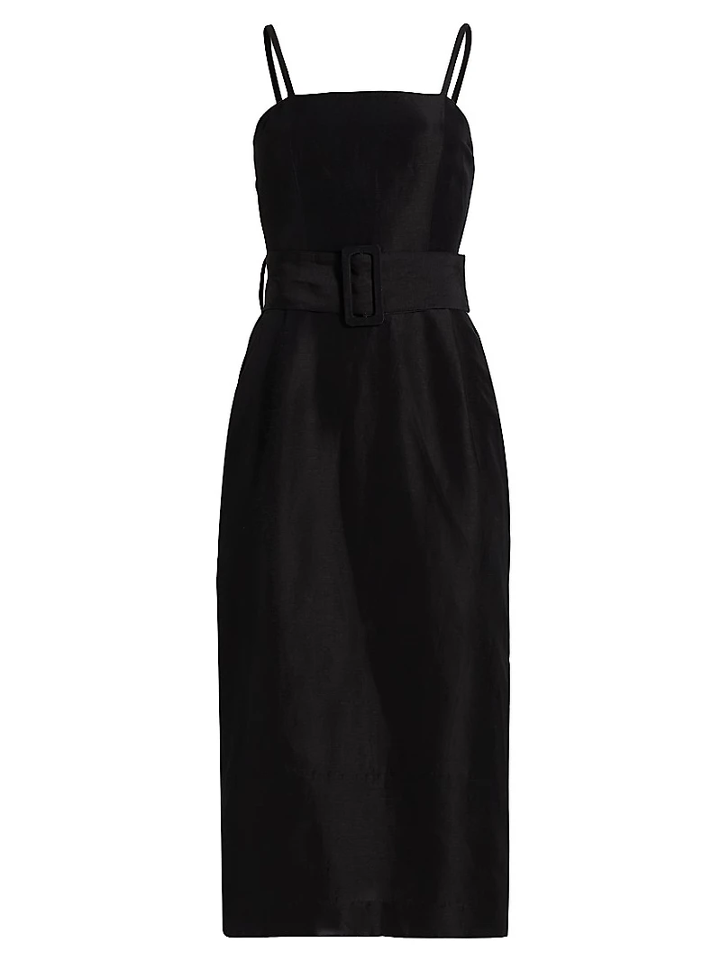Artichoke Belted Midi-Dress