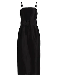 Artichoke Belted Midi-Dress