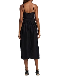 Artichoke Belted Midi-Dress