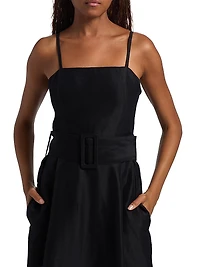 Artichoke Belted Midi-Dress