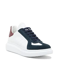 Retro Suede & Leather Oversized Sneakers