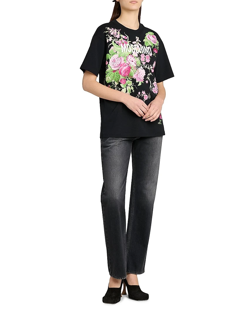 Floral Cotton T-Shirt