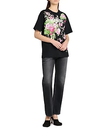 Floral Cotton T-Shirt