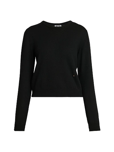 Ribbed Wool-Blend Crewneck Sweater