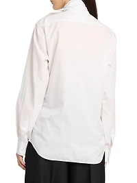 Tieneck Cotton Blouse