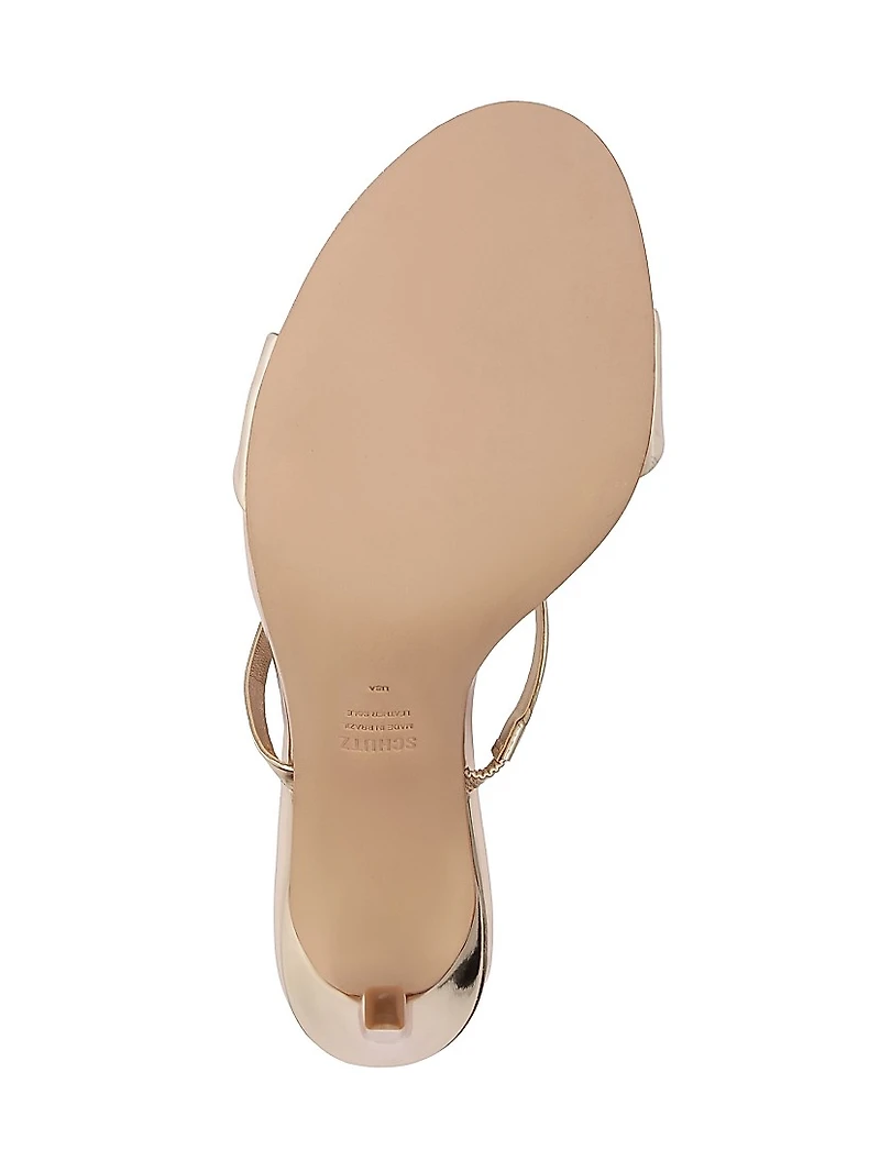 Jessica 100MM Metallic Sandals