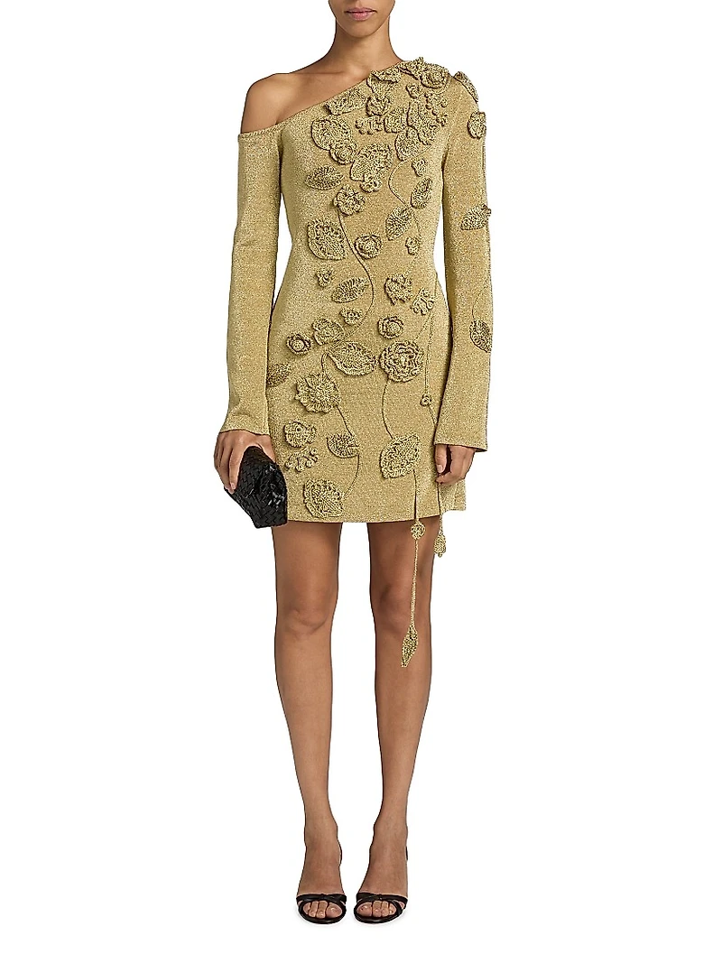 Kaela Floral Knit Minidress