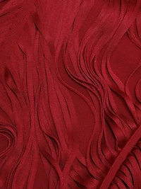 Larissa Strapless Draped Midi-Dress