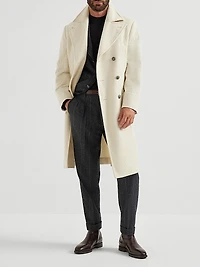 Chalk Stripe Flannel Leisure Fit Trousers