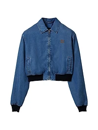 Denim Blouson Jacket