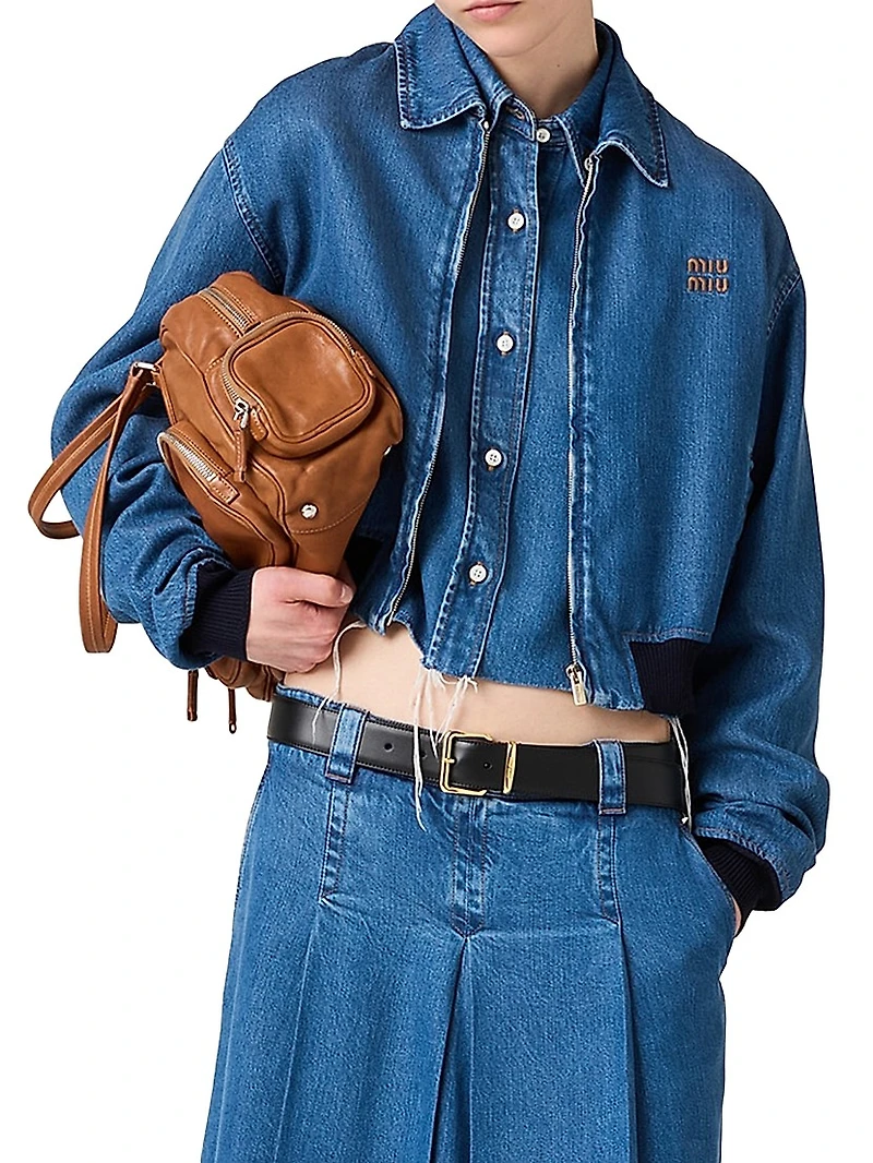 Denim Blouson Jacket