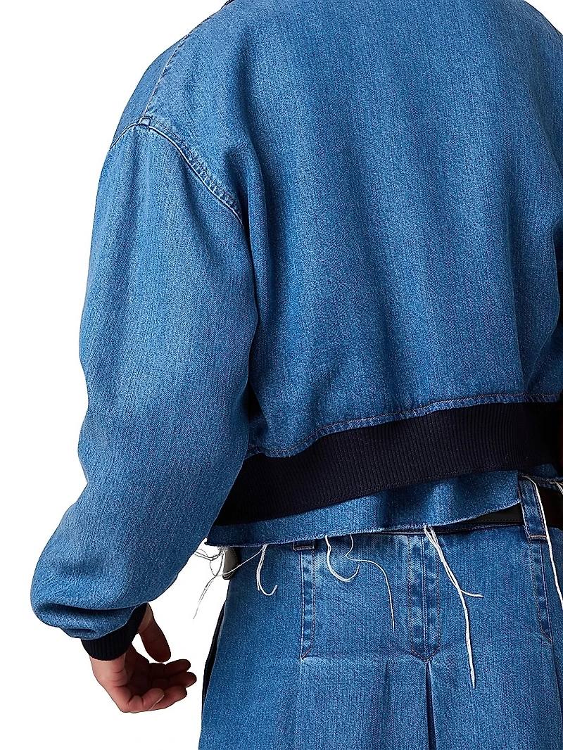 Denim Blouson Jacket