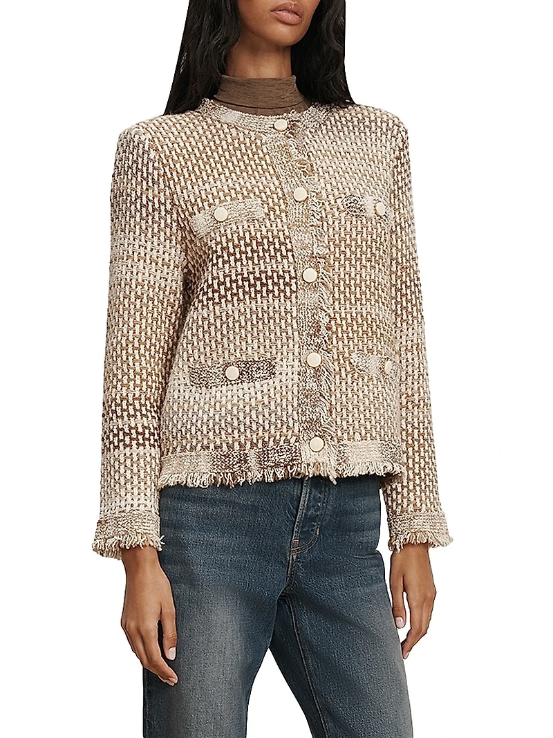 Sariyah Fringe Knit Jacket