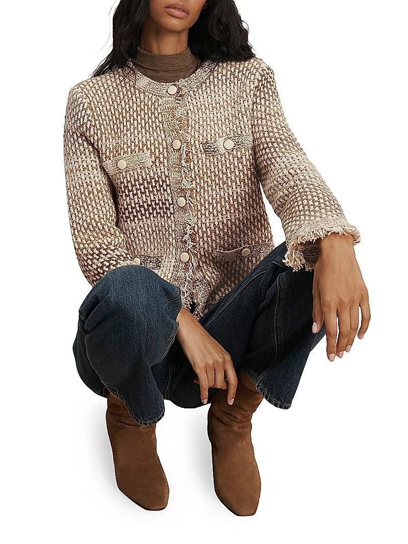 Sariyah Fringe Knit Jacket