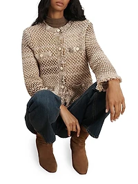 Sariyah Fringe Knit Jacket