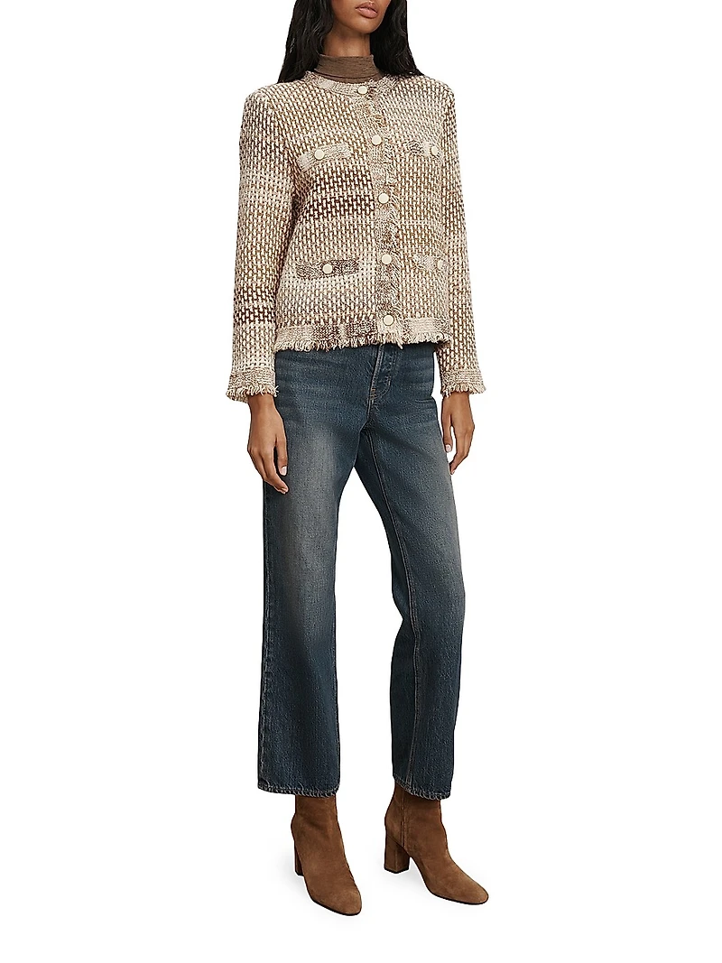 Sariyah Fringe Knit Jacket