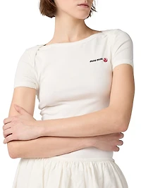 Petit Bateau Stretch Jersey Bodysuit