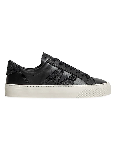 Monaco2 Sneakers Leather and Glitter