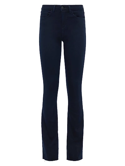 Ruth Stretch High-Rise Straight-Leg Jeans