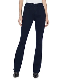 Ruth Stretch High-Rise Straight-Leg Jeans