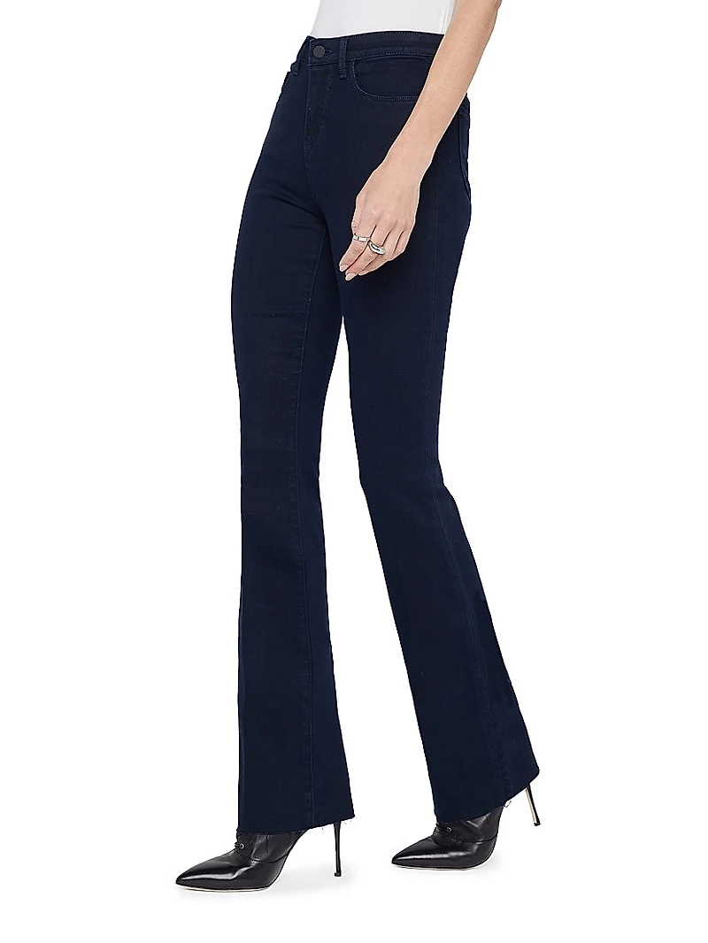 Ruth Stretch High-Rise Straight-Leg Jeans