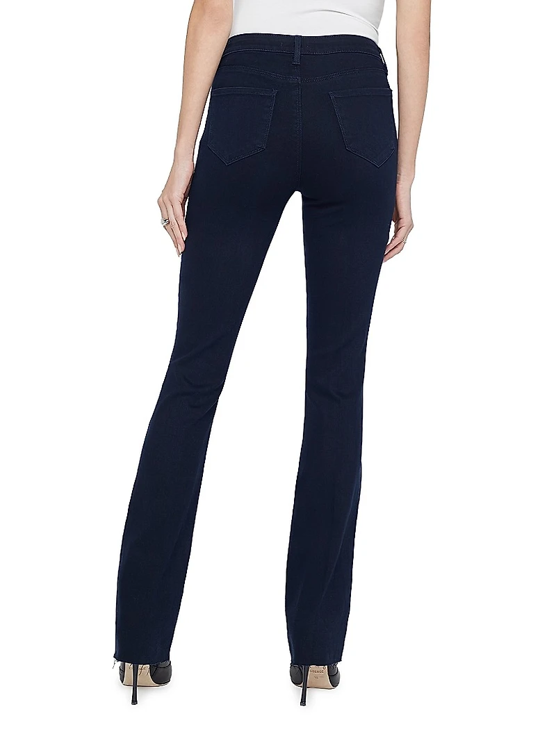 Ruth Stretch High-Rise Straight-Leg Jeans