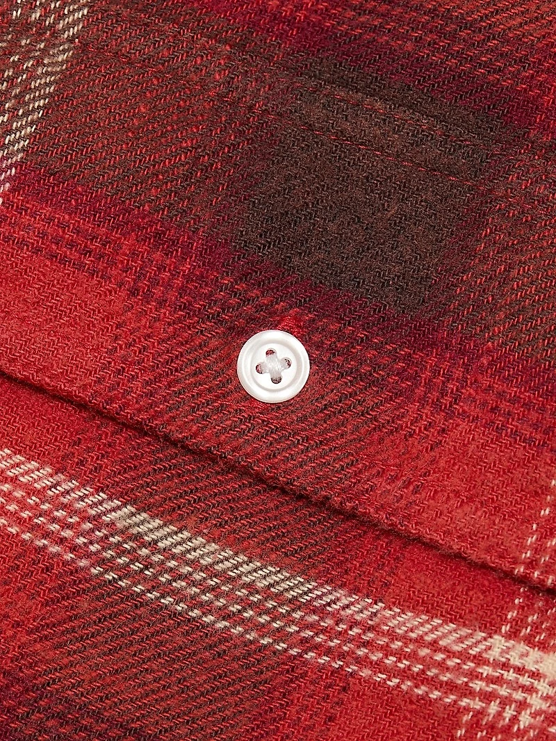 Plaid Cotton Crop Shirt