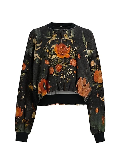 Floral Cotton Balloon Top