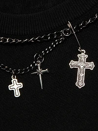 Embellished Merino Wool Sweater