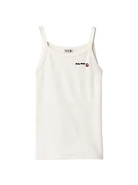 Petit Bateau x Miu Stretch Jersey Top
