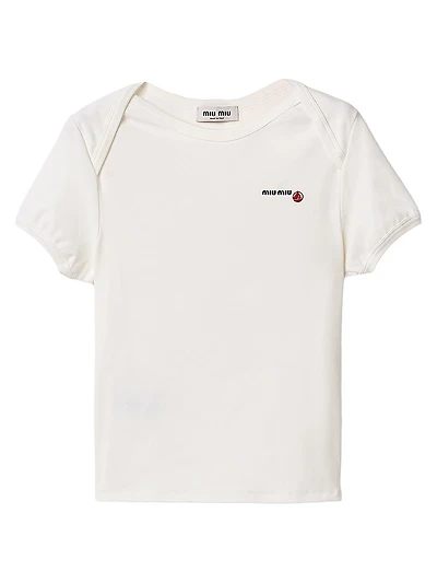 Petit Bateau X Miu Stretch Jersey Regular T-Shirt