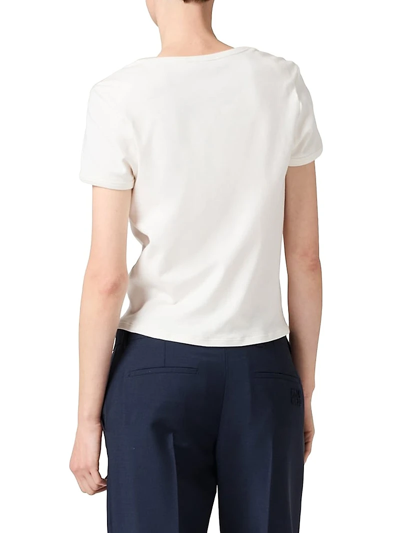 Petit Bateau X Miu Stretch Jersey Regular T-Shirt