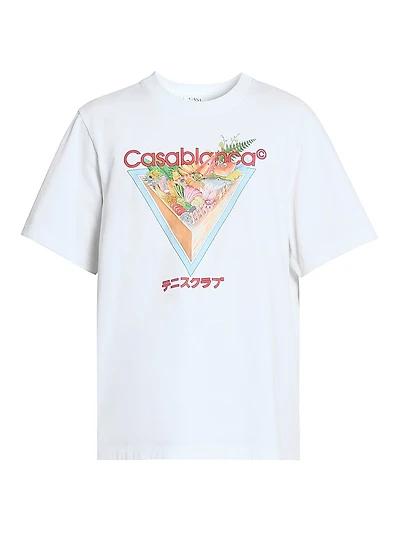 Tennis Club Icon Printed Crewneck T-Shirt