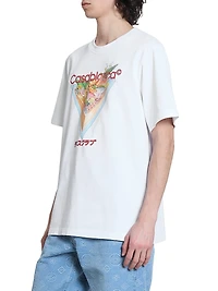 Tennis Club Icon Printed Crewneck T-Shirt