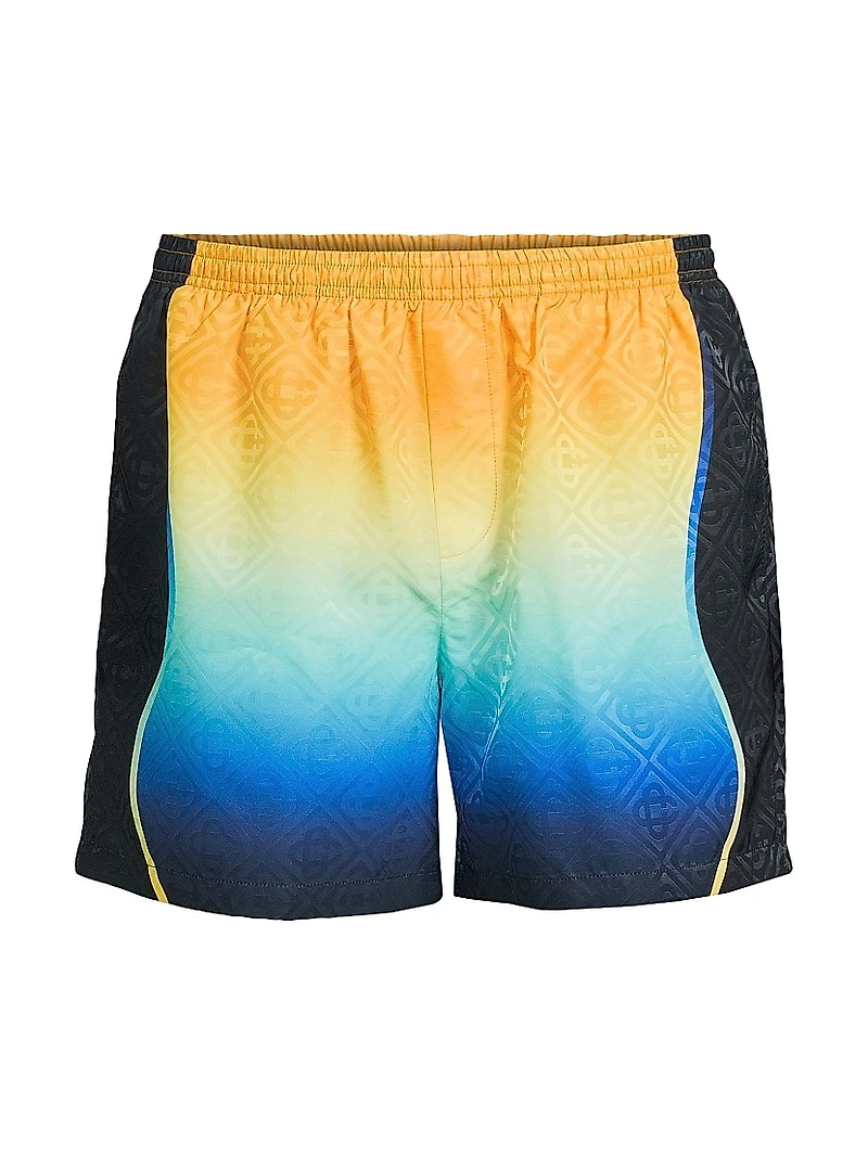 Logo Jacquard Swim Shorts