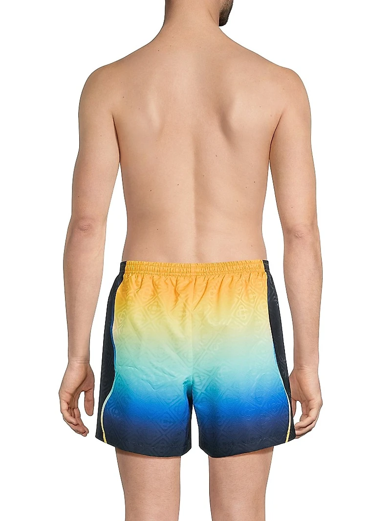 Logo Jacquard Swim Shorts