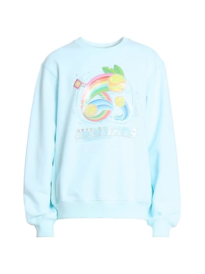 Manga Tennis Ball Printed Sweatshirt
