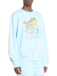 Manga Tennis Ball Printed Sweatshirt