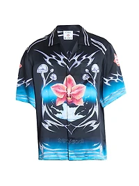 Blades Silk Short-Sleeve Shirt