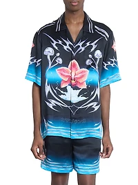 Blades Silk Short-Sleeve Shirt
