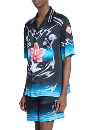 Blades Silk Short-Sleeve Shirt