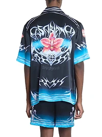 Blades Silk Short-Sleeve Shirt