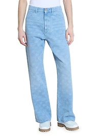 Monogram Relaxed-Fit Jeans