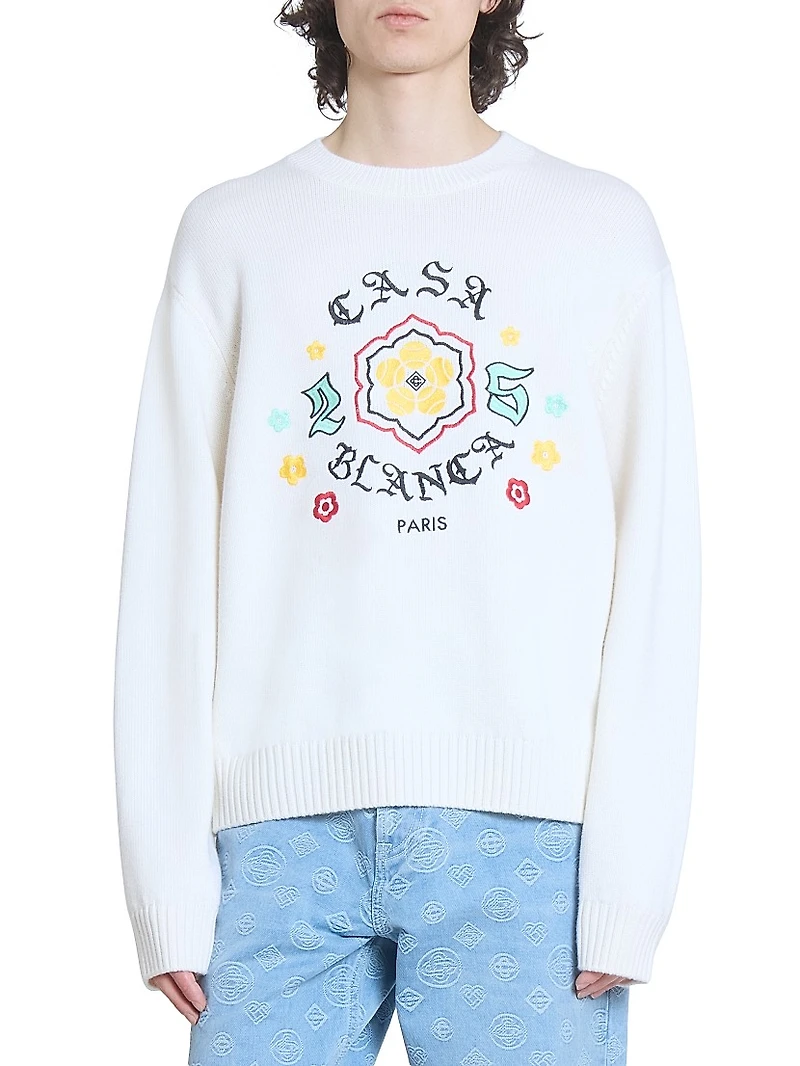 Logo Merino Wool Sweater