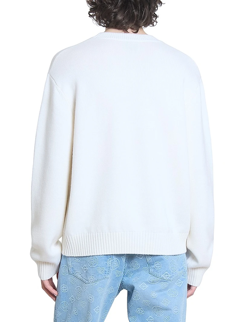 Logo Merino Wool Sweater