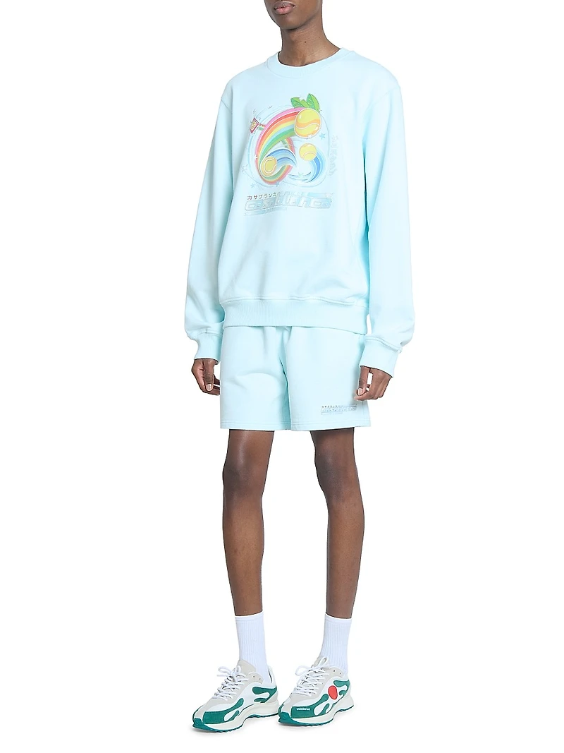 Manga Logo Cotton Sweatshorts