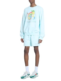 Manga Logo Cotton Sweatshorts